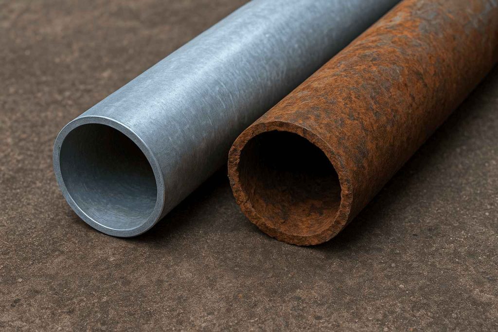 Вплив оцинковки на довговічність труб